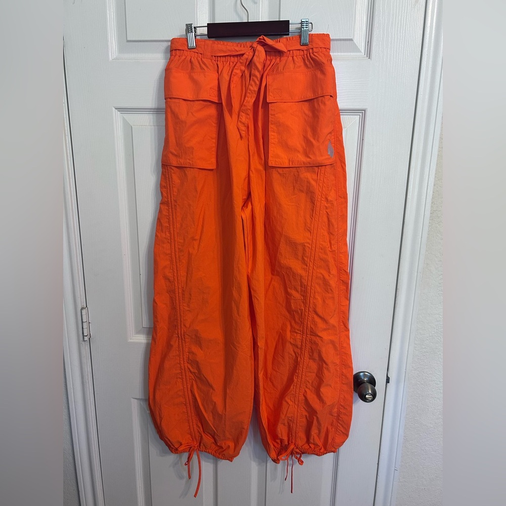 NWOT Free People, In The Wildflowers Pants, Multiple Sizes in Blood Orange - Picture 3 of 13